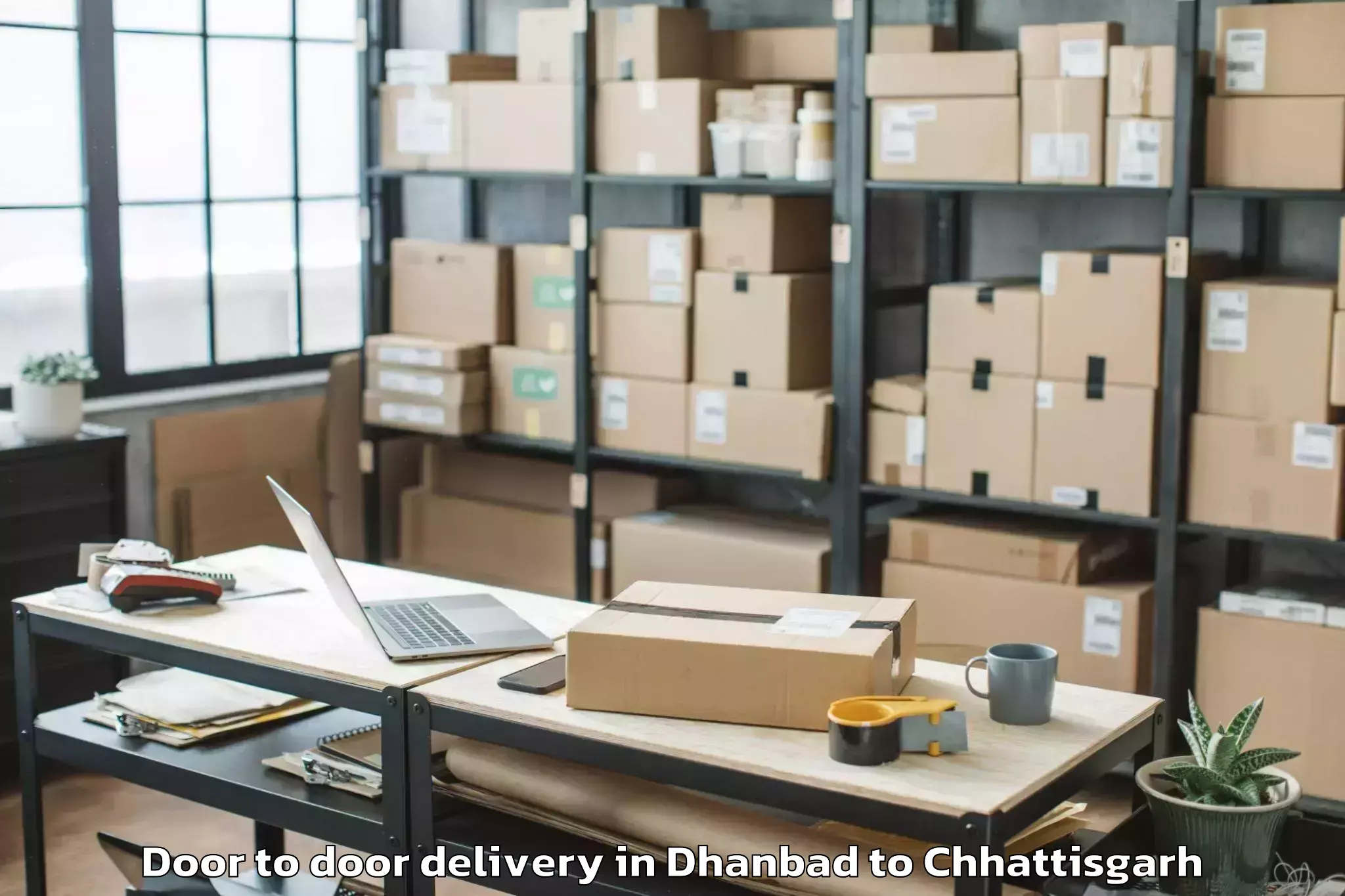 Dhanbad to Gariaband Door To Door Delivery Booking